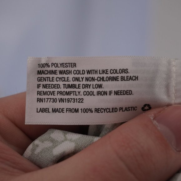 a new day NWT Women's Green Floral Sleeveless Square Neck Midi Dress Sz L - Picture 6 of 7